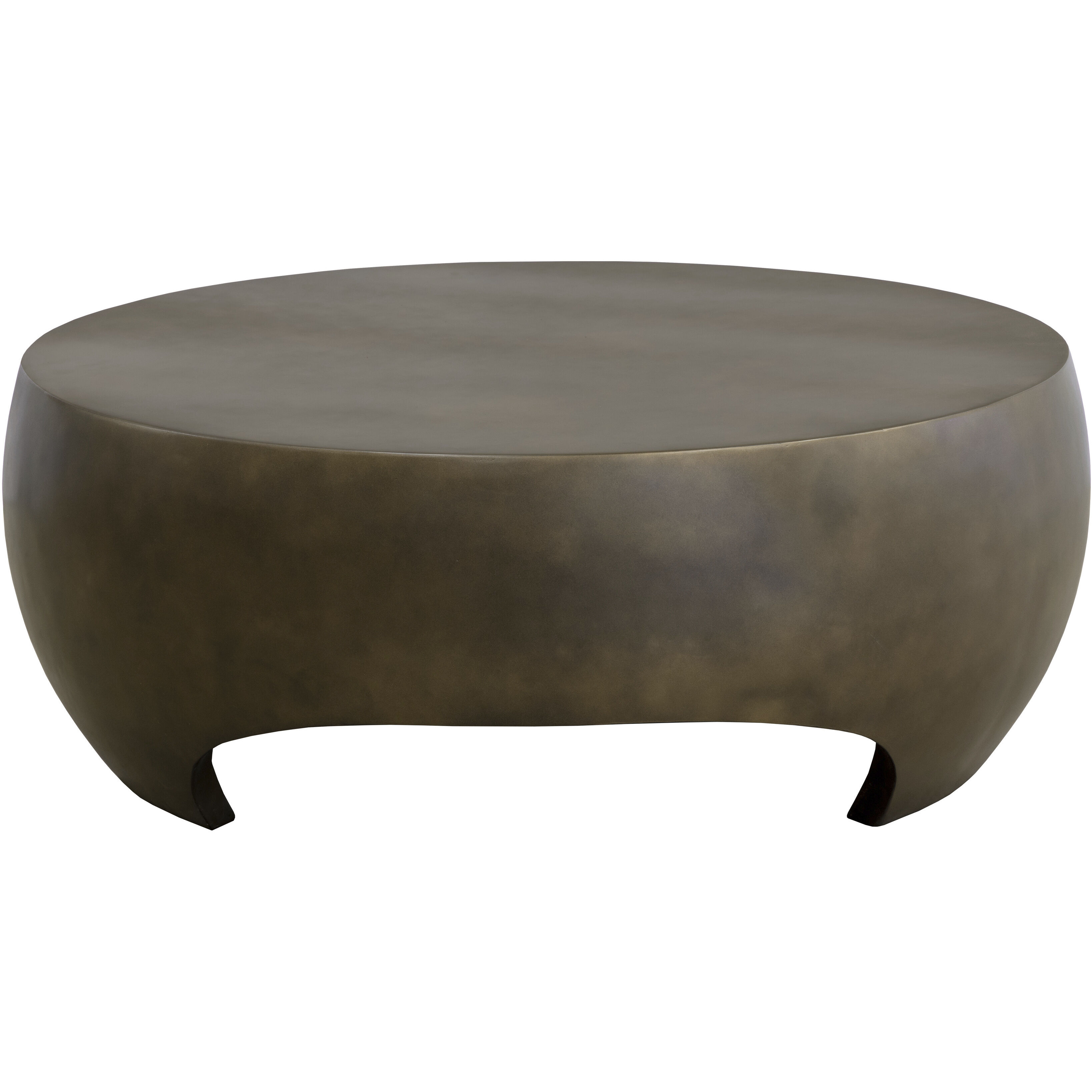 Tarsus 45.5 X 17.25 inch Antique Bronze Outdoor Coffee Table